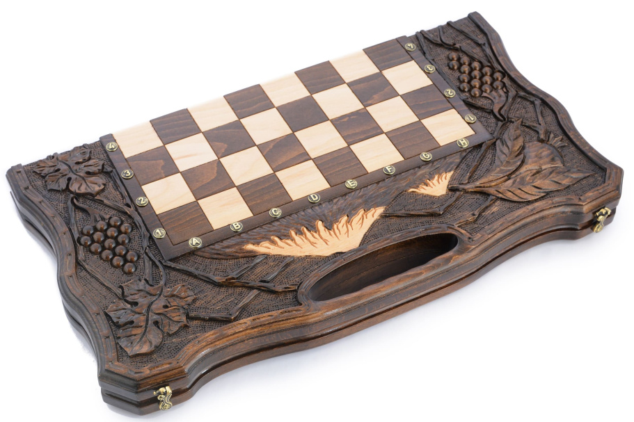 Шахматы + нарды резные "Долина Арарата" 60, Harutyunyan купить в Казани