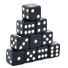 Кости игральные "Классика" пластик, черные, 15 мм (2 шт.) купить в Казани