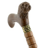 Трость резная опорная Лев, орех