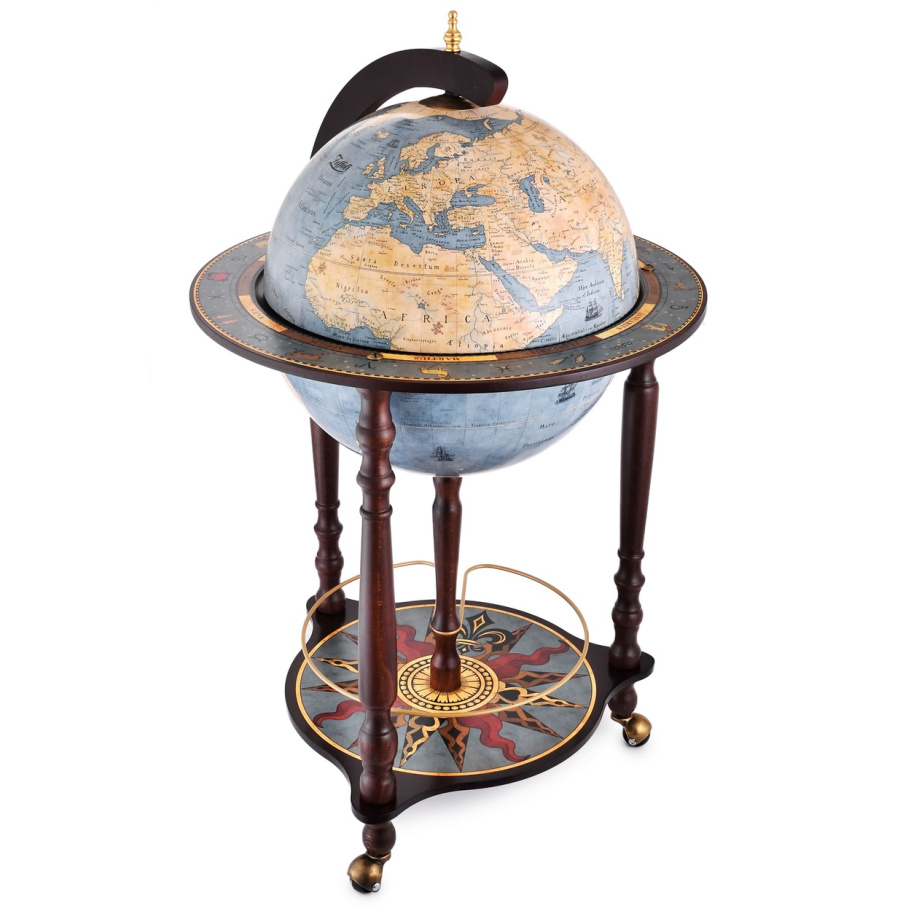 Глобус бар напольный "Барокко" сфера 40см