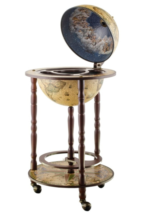 Глобус бар "Лаура" напольный, сфера 33 см купить в Казани