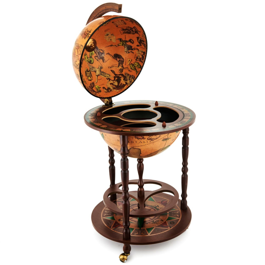 Глобус бар напольный "Юнона", сфера 40 см купить в Казани