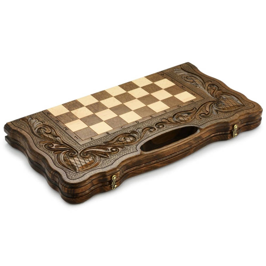 Шахматы + нарды резные "Королевские" 60, Harutyunyan купить в Казани