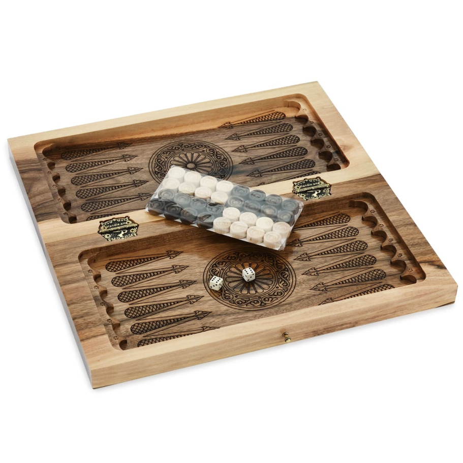 Шахматы + нарды резные "Лазурит" 40 купить в Казани