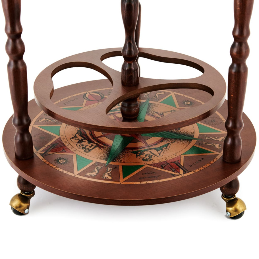 Глобус бар напольный "Клавдий", сфера 40 см купить в Казани