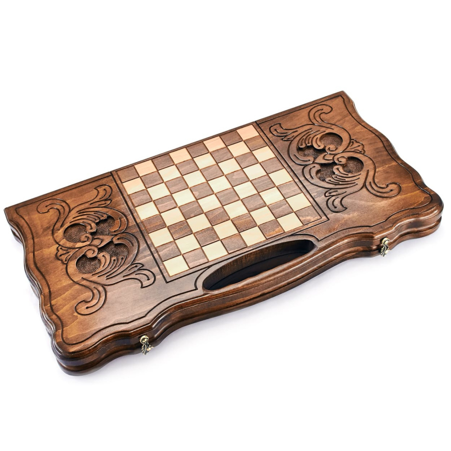 Нарды резные Агнес "Взгляд Орла"  большие 60, Harutyunyan купить в Казани