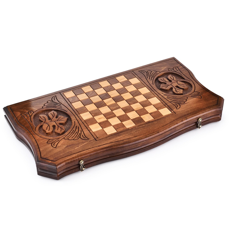 Нарды резные "Полумесяц" большие 60, Osipov купить в Казани