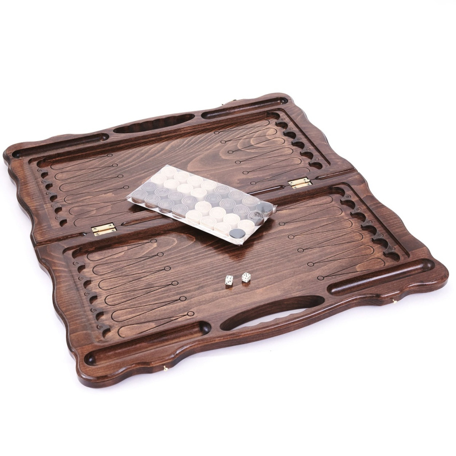 Нарды резные "Абстракция"  большие 60, Harutyunyan купить в Казани