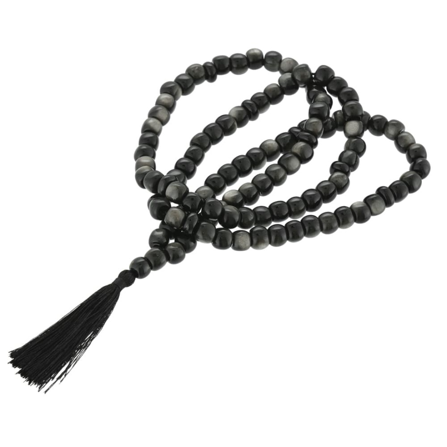 Четки Мусульманские "Мухаммед" лунный камень, 99 звеньев