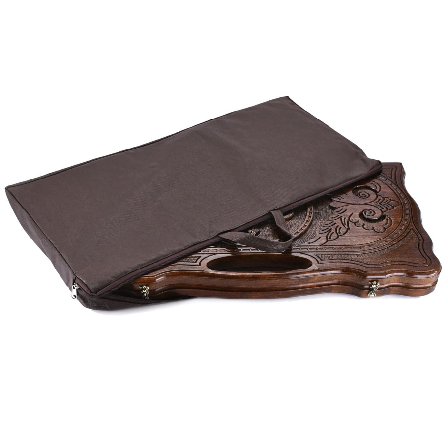 Чехол тканевый для средних нард коричневый, Harutyunyan купить в Казани