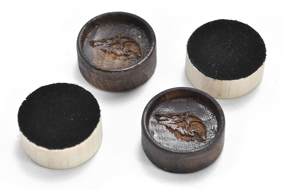 Фишки для нард и шашек "Волк" 29 мм, Harutyunyan купить в Казани