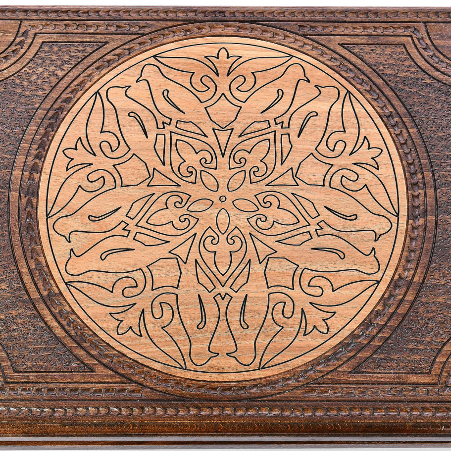 Нарды резные Рэкто "Греческий орнамент"  большие 60, Harutyunyan купить в Казани