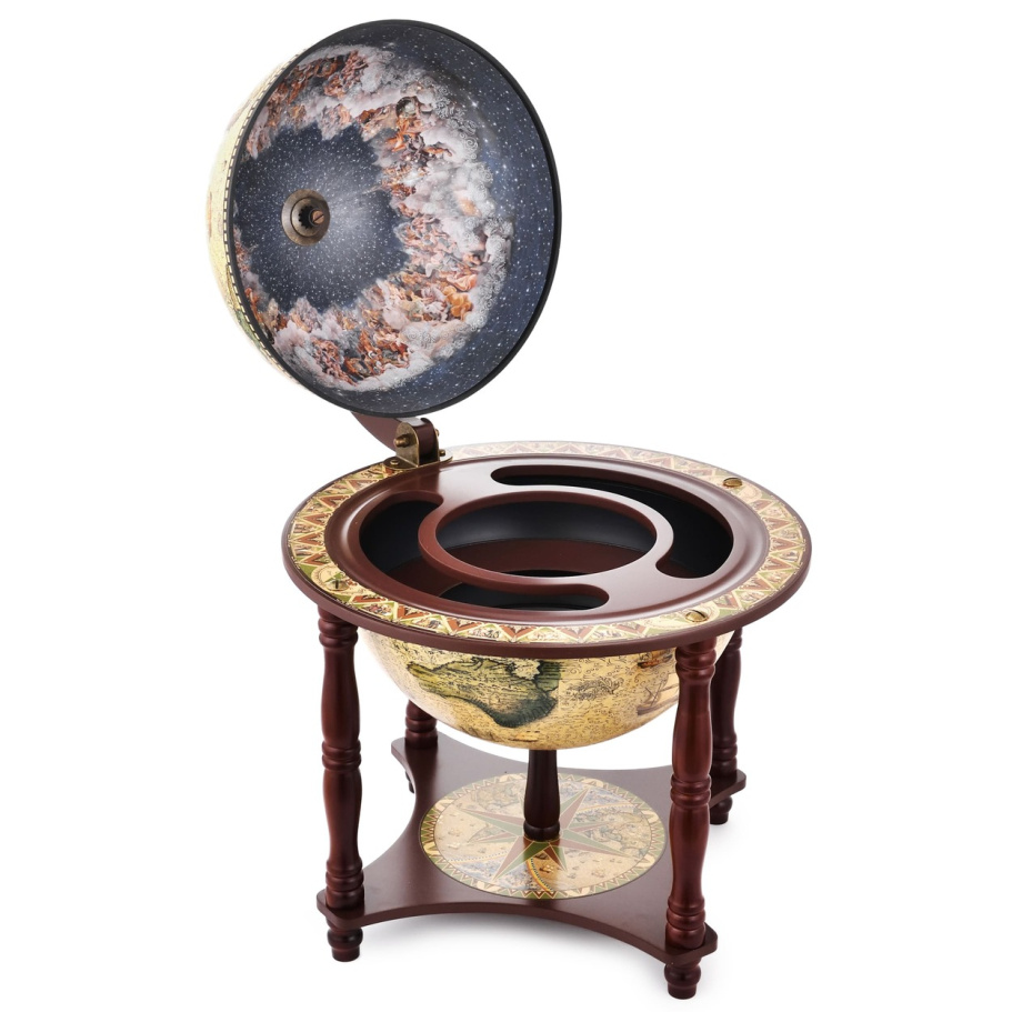 Глобус бар настольный "Античная", сфера 33 см купить в Казани