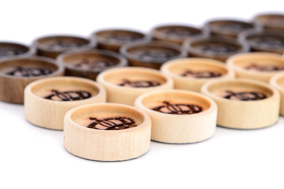 Фишки для нард и шашек "Корона" 29 мм, Harutyunyan купить в Казани