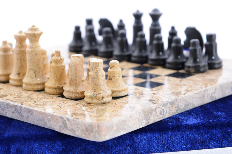 Шахматы каменные Мрамор и Ракушечник 20, PakShah купить в Казани