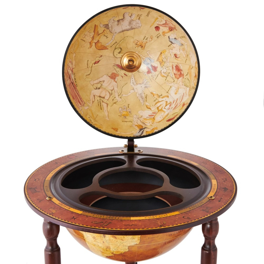 Глобус бар напольный "Да Винчи", сфера 40см купить в Казани