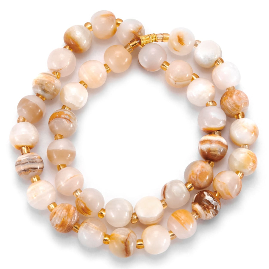 Бусы Капелла желтый камень 1 * 50, Давыдов купить в Казани