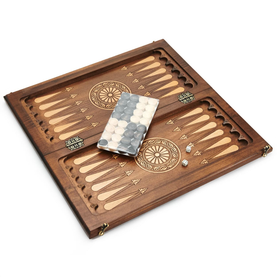 Нарды резные "Классические" средние 50, Harutyunyan Нарды резные "Классические" средние 50, Harutyunyan