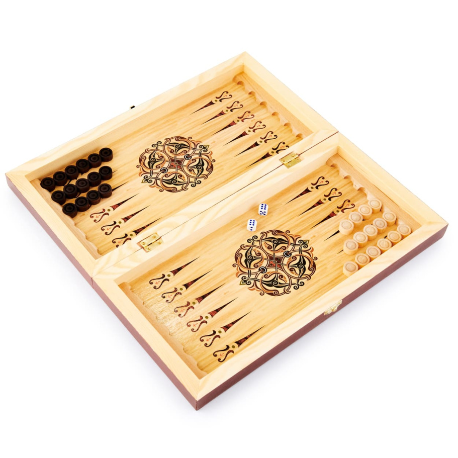 Шахматы + Нарды Мраморные, 40 купить в Казани