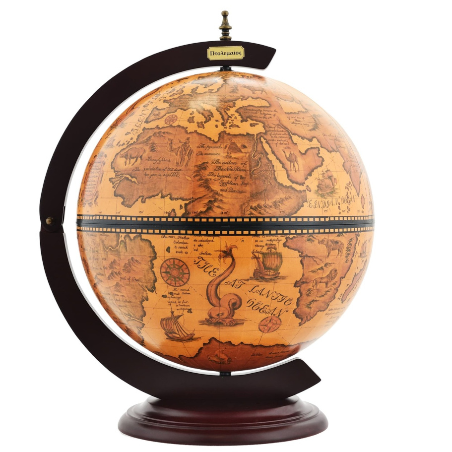 Глобус бар настольный "Магнус", сфера 42 см купить в Казани