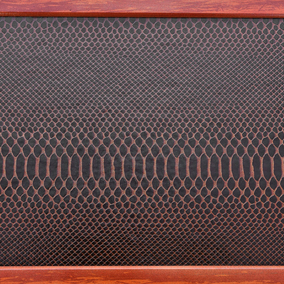 Нарды кожаные Пермские "Золотой питон" средние 50 купить в Казани