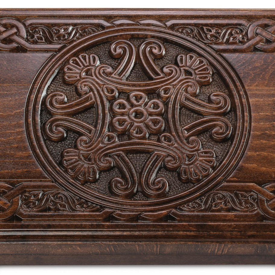 Нарды резные "Орнамент 1" средние 50, Harutyunyan купить в Казани