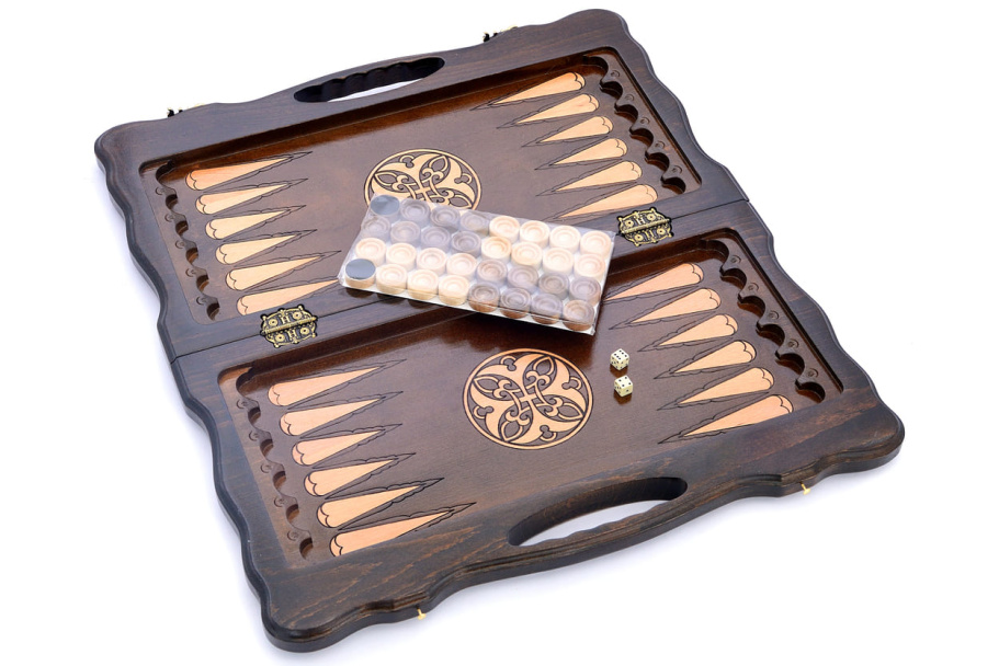 Шахматы + нарды резные "Королевские" 50, Harutyunyan купить в Казани