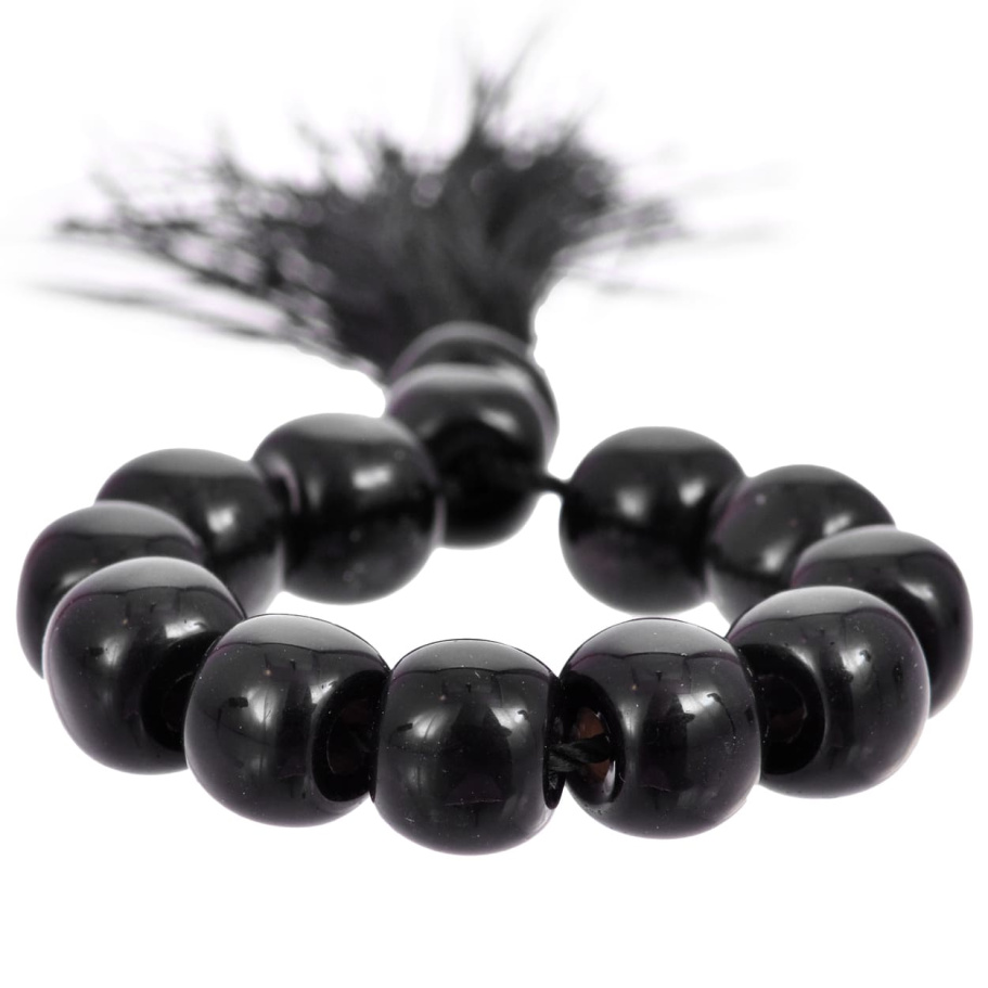 Четки Мусульманские "Мухаммед" черный камень, 11 звеньев купить в Казани