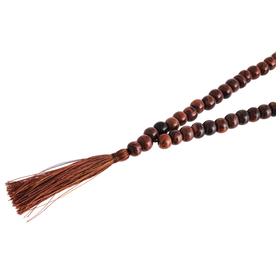Четки Мусульманские "Мухаммед" коричневый камень, 99 звеньев купить в Казани