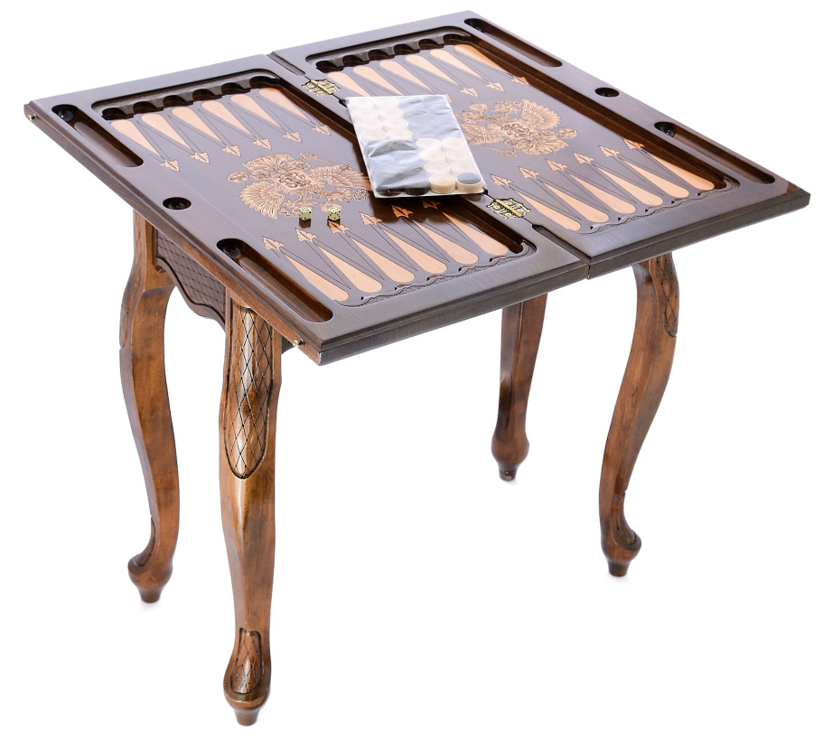 Стол ломберный Нарды резные "Империя" 60, Harutyunyan купить в Казани