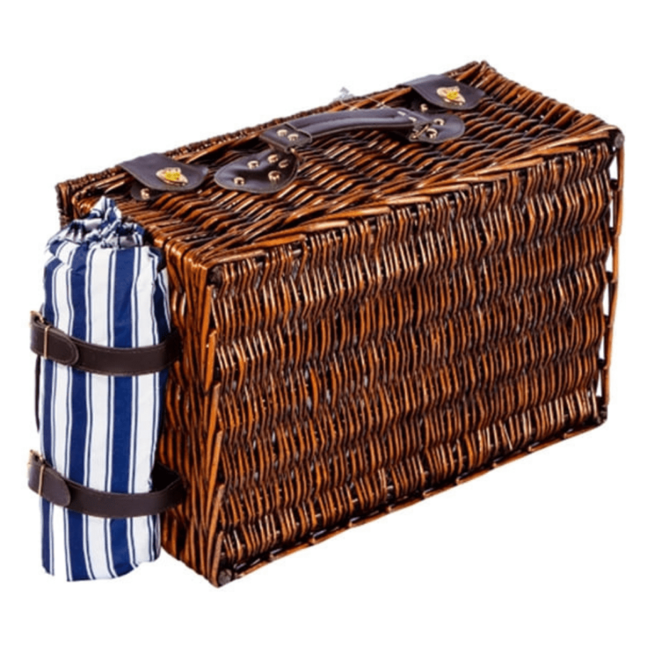 Корзина для пикника Гари (на 4 персоны) с пледом купить в Казани