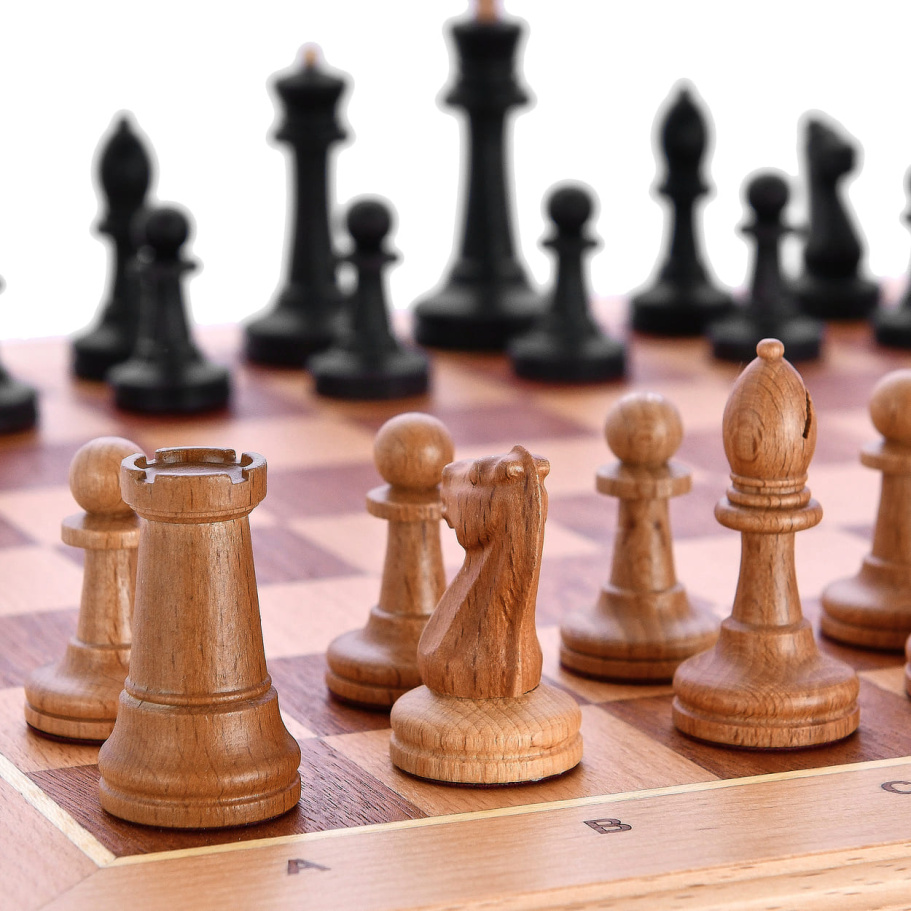 Шахматы в ларце "Стаунтон" бук, WoodGames купить в Казани