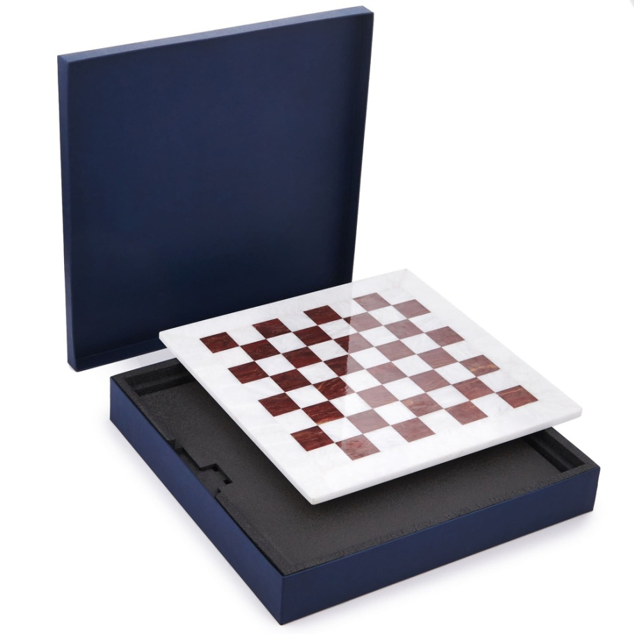 Шахматы из камня "Артер Карфаген" мрамор и яшма 40 купить в Казани