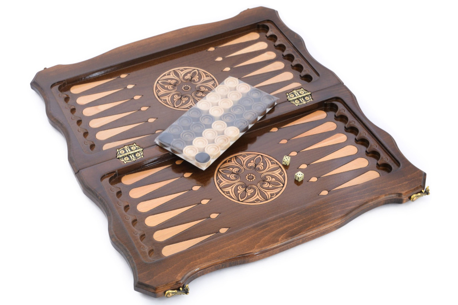 Шахматы + нарды резные "Контргамбит"  50, Harutyunyan купить в Казани