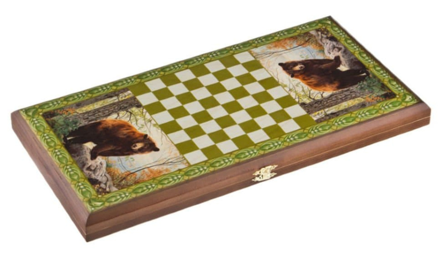 Нарды Пермские Медведь, малые 40 купить в Казани