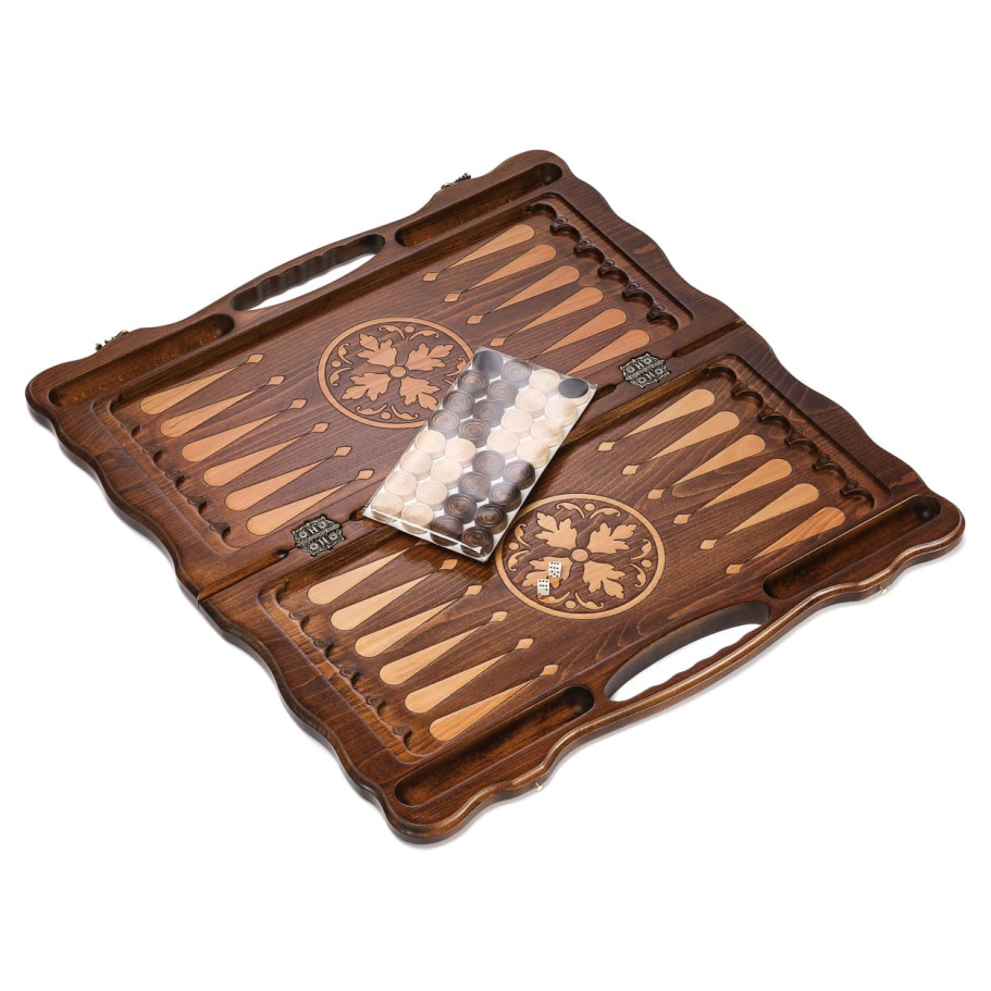 Нарды резные Агнес "Спартанец" большие, 60 купить в Казани