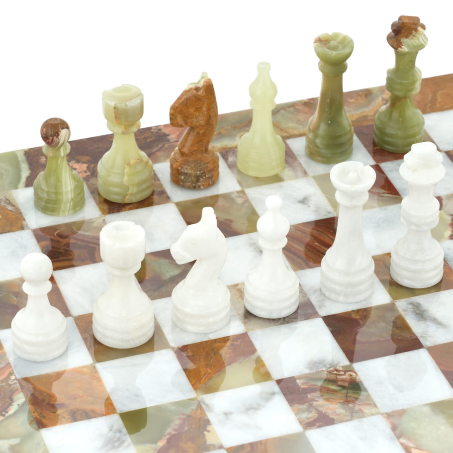 Шахматы из камня "Левант" мрамор и оникс 40 купить в Казани