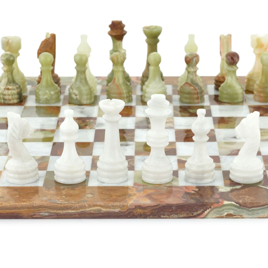 Шахматы из камня "Левант" мрамор и оникс 40 купить в Казани