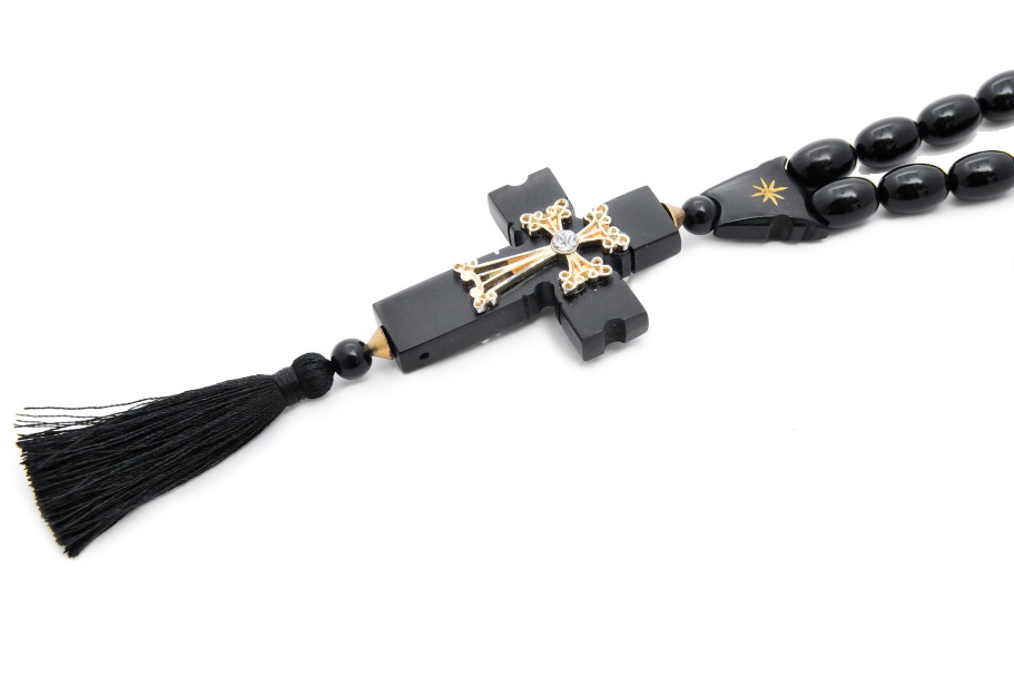 Четки черные "Крест" эбонит, Беркутов К. купить в Казани