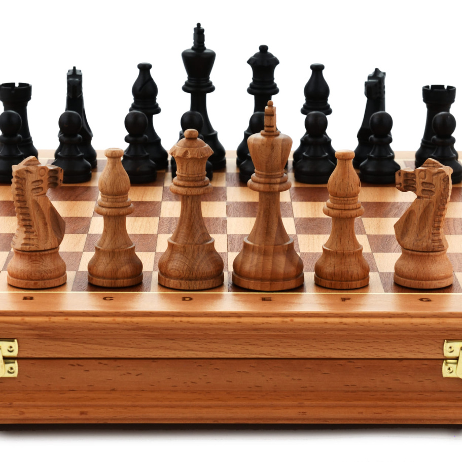 Шахматы в ларце "Титанид" бук купить в Казани