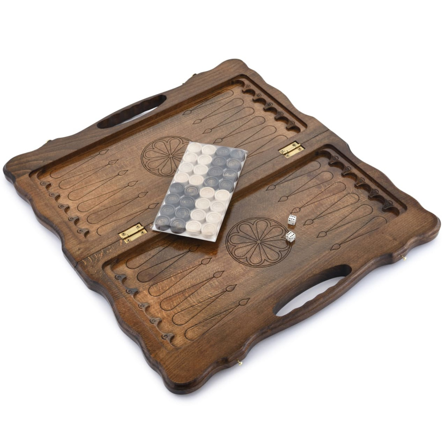 Нарды резные "Взгляд Орла" средние 50, Harutyunyan купить в Казани