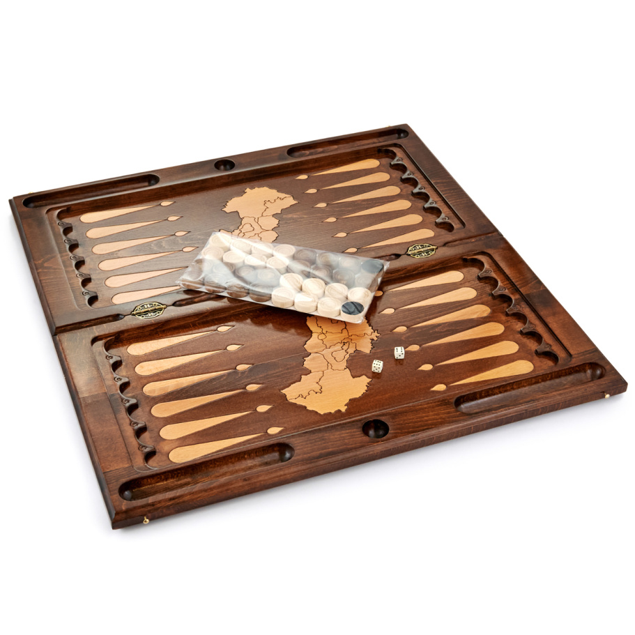 Нарды резные "Армения"  большие 60, Harutyunyan купить в Казани