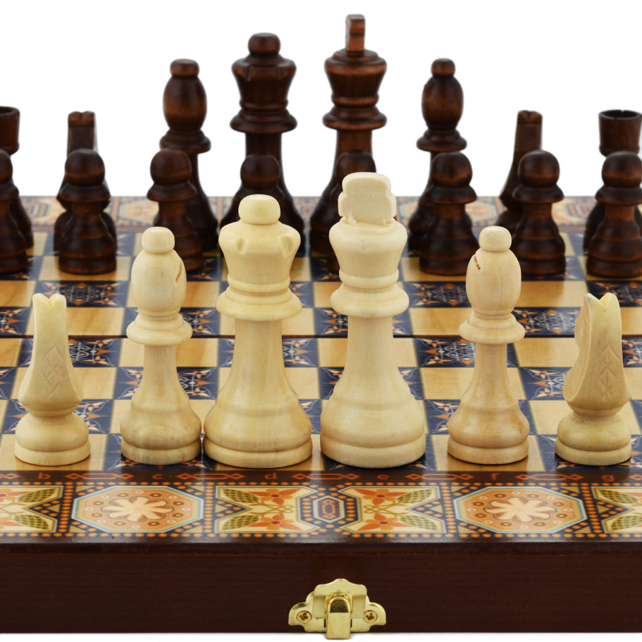 Шахматы + Нарды Восточная Мозайка, 40 купить в Казани