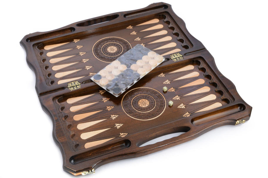 Шахматы + нарды резные "Долина Арарата" 60, Harutyunyan купить в Казани