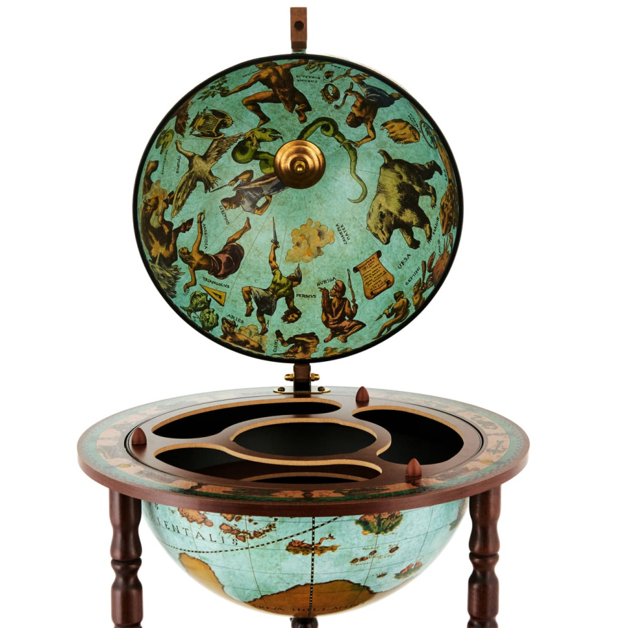 Глобус бар напольный "Клавдий", сфера 40 см купить в Казани
