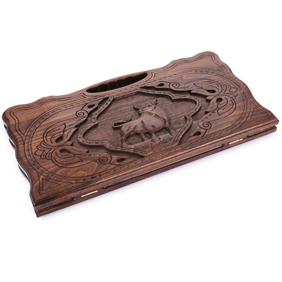 Нарды резные "Тореадор" большие 60, Harutyunyan Нарды резные "Тореадор" большие 60, Harutyunyan