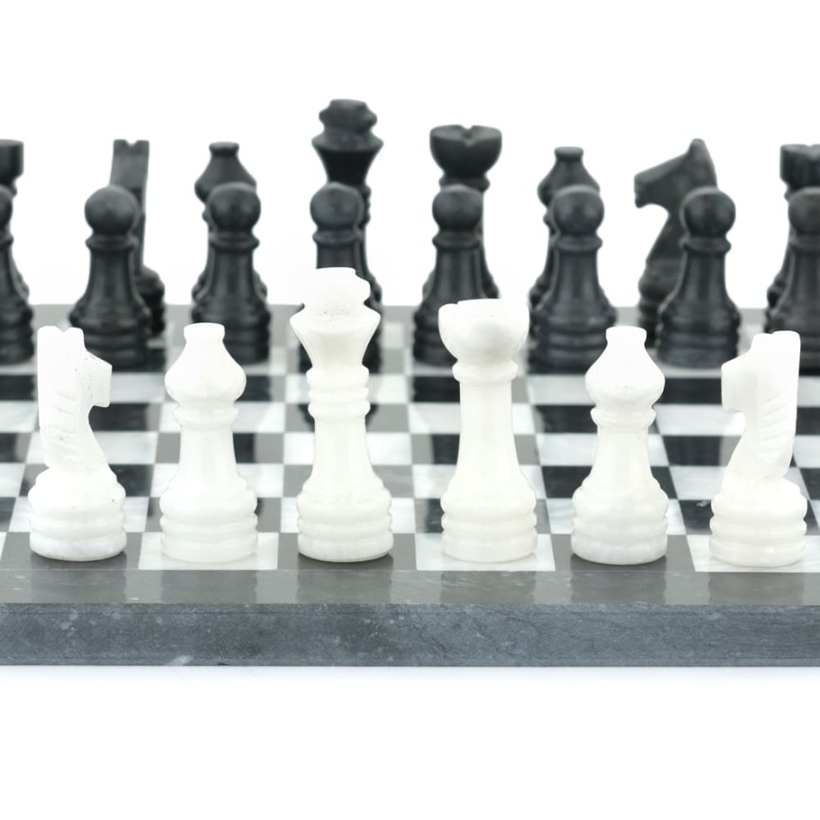 Шахматы из камня "Олимп" мрамор 30 купить в Казани