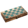 Шахматы + нарды резные "Нефрит" 30 купить в Казани