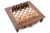 Шахматы резные в ларце "Дебют" 50, Harutyunyan