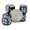 Кости игральные "Гамма" камень, серый, 15 мм (2 шт.) купить в Казани